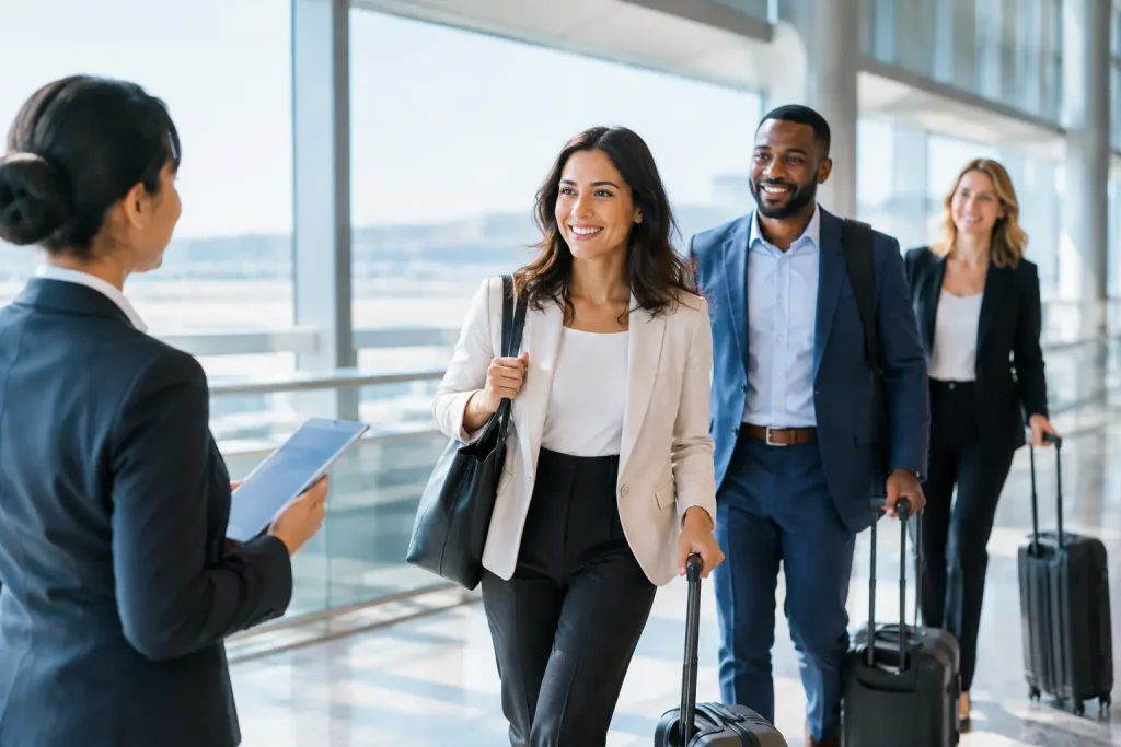 How to Coordinate Conference Arrivals Smoothly